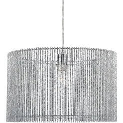 Lillia Silver Large Easy Fit Pendant Light Shade