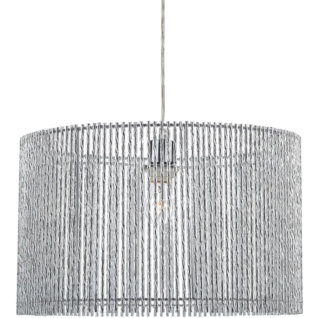 Lillia Silver Large Easy Fit Pendant Light Shade