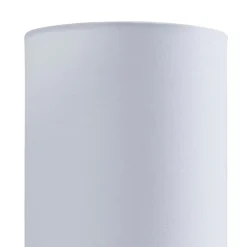 Linden White Ribbed Ceramic Table Lamp