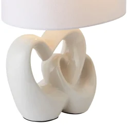 Link White Ceramic Table Lamp