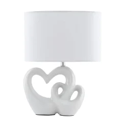Link White Ceramic Table Lamp