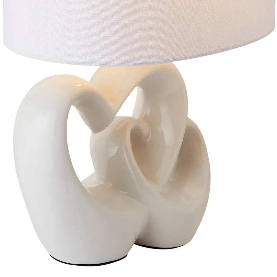 Link White Ceramic Table Lamp