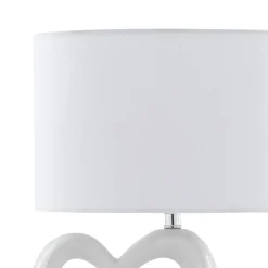 Link White Ceramic Table Lamp
