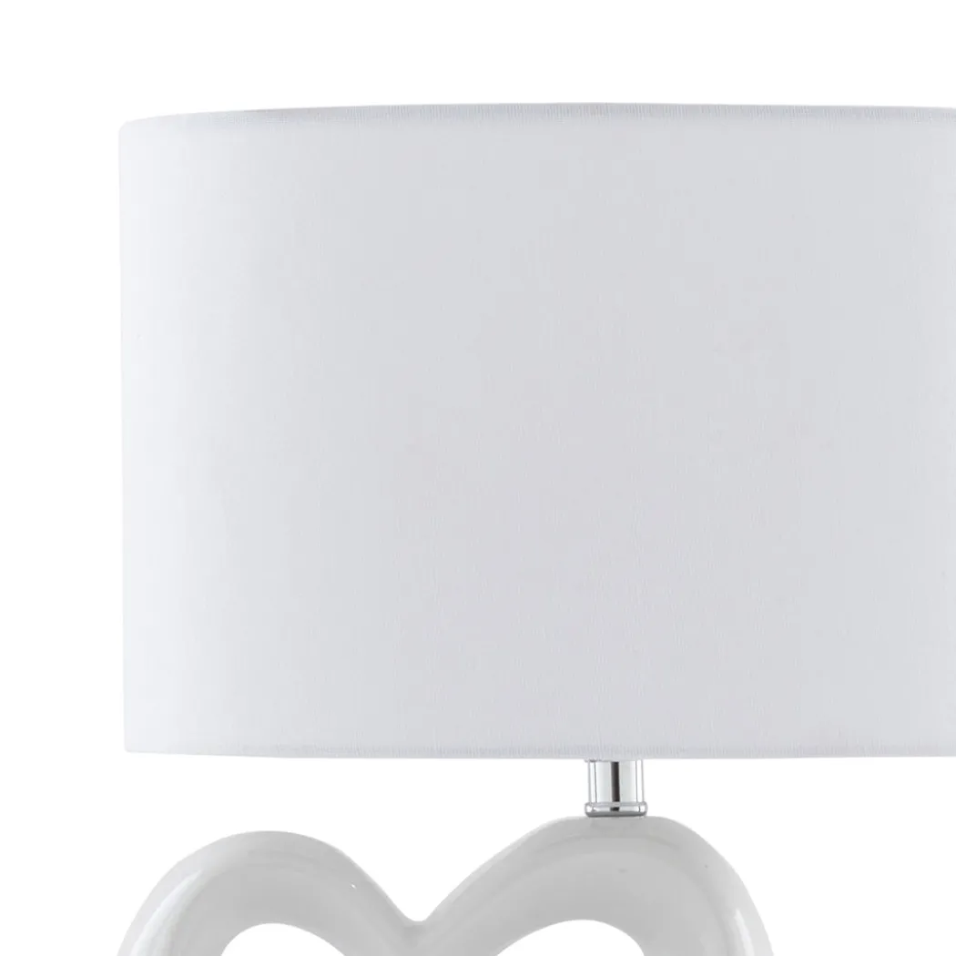 Link White Ceramic Table Lamp