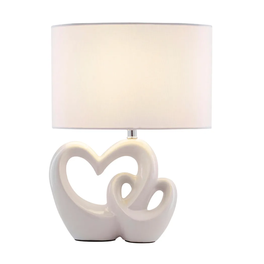 Link White Ceramic Table Lamp