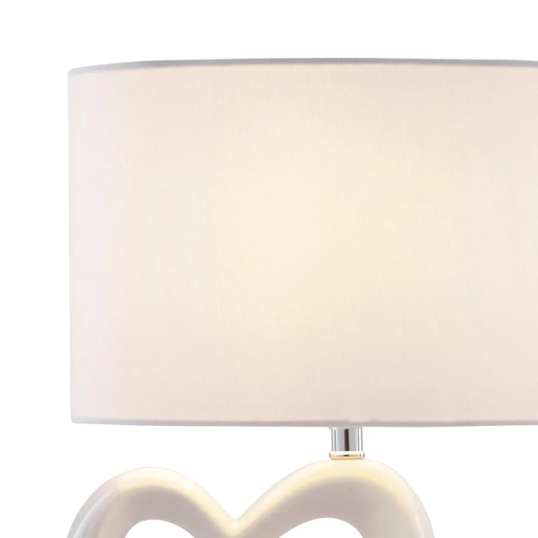 Link White Ceramic Table Lamp