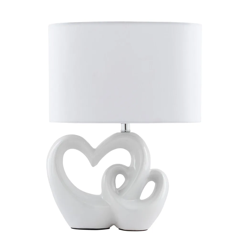 Link White Ceramic Table Lamp