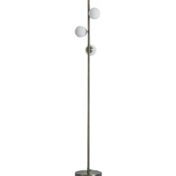 Lior 3-Light Antique Brass Floor Lamp