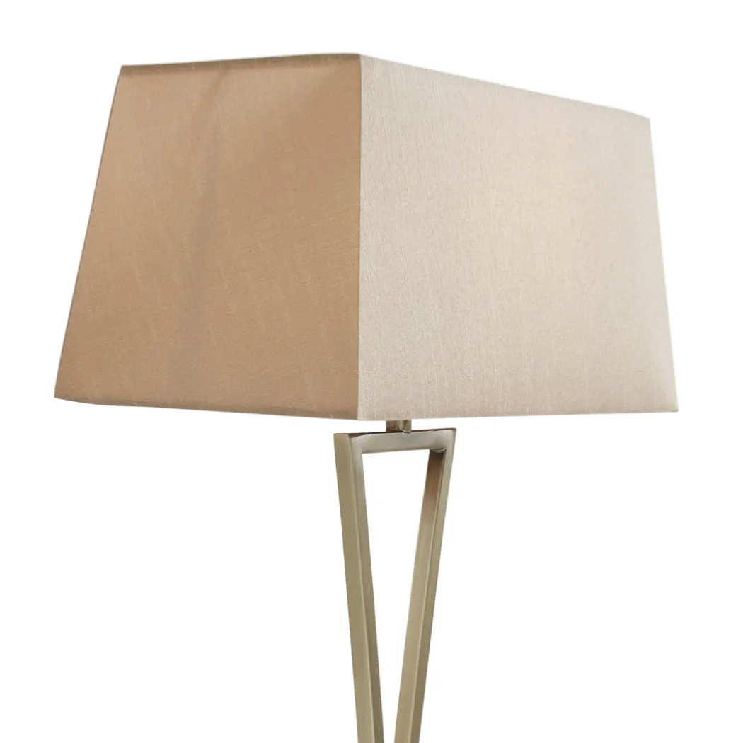 Lizzie Antique Brass & Champagne Touch Table Lamp