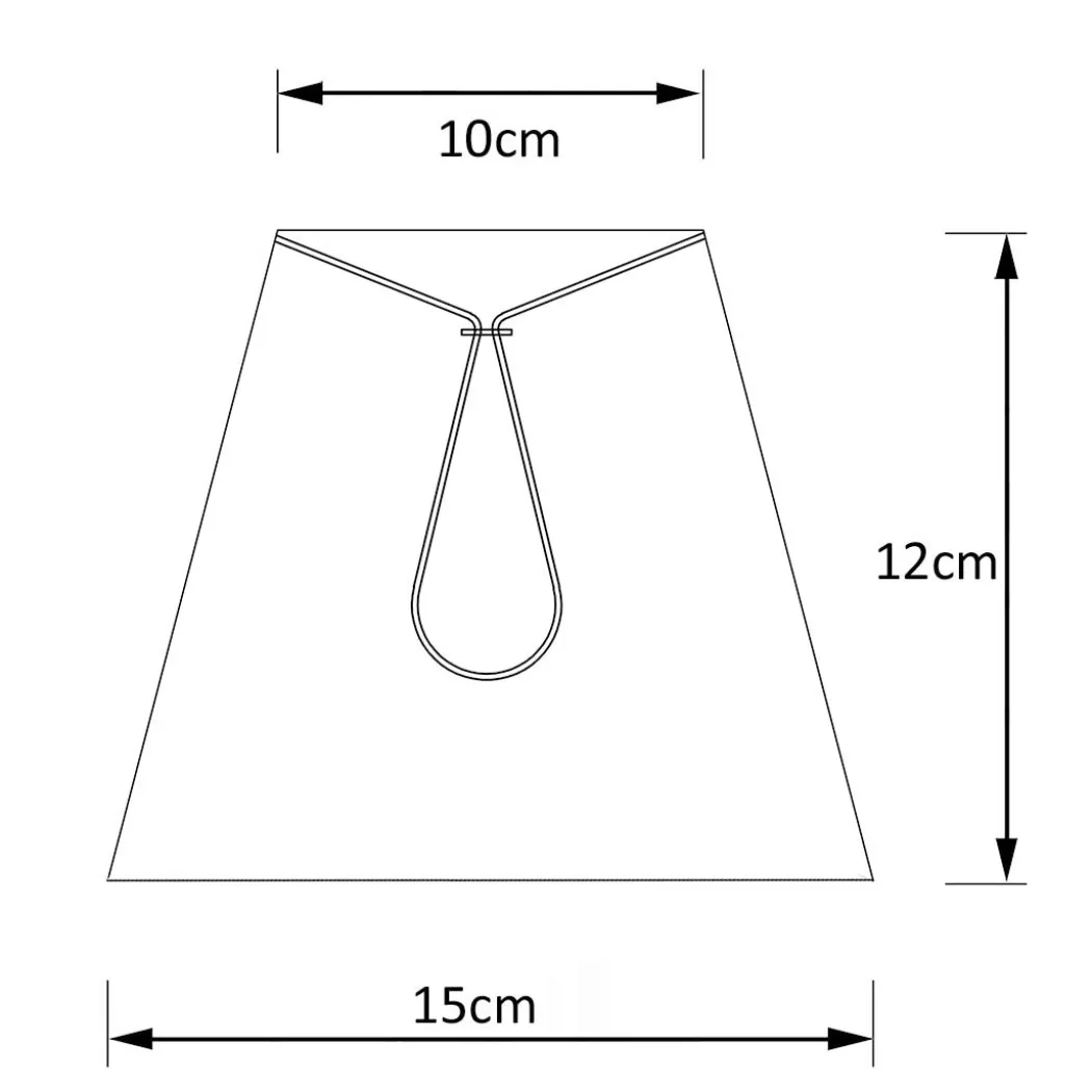 Lizzie 15cm Green Candle Shade