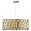 Locryn 4-Light Brushed Bronze Pendant