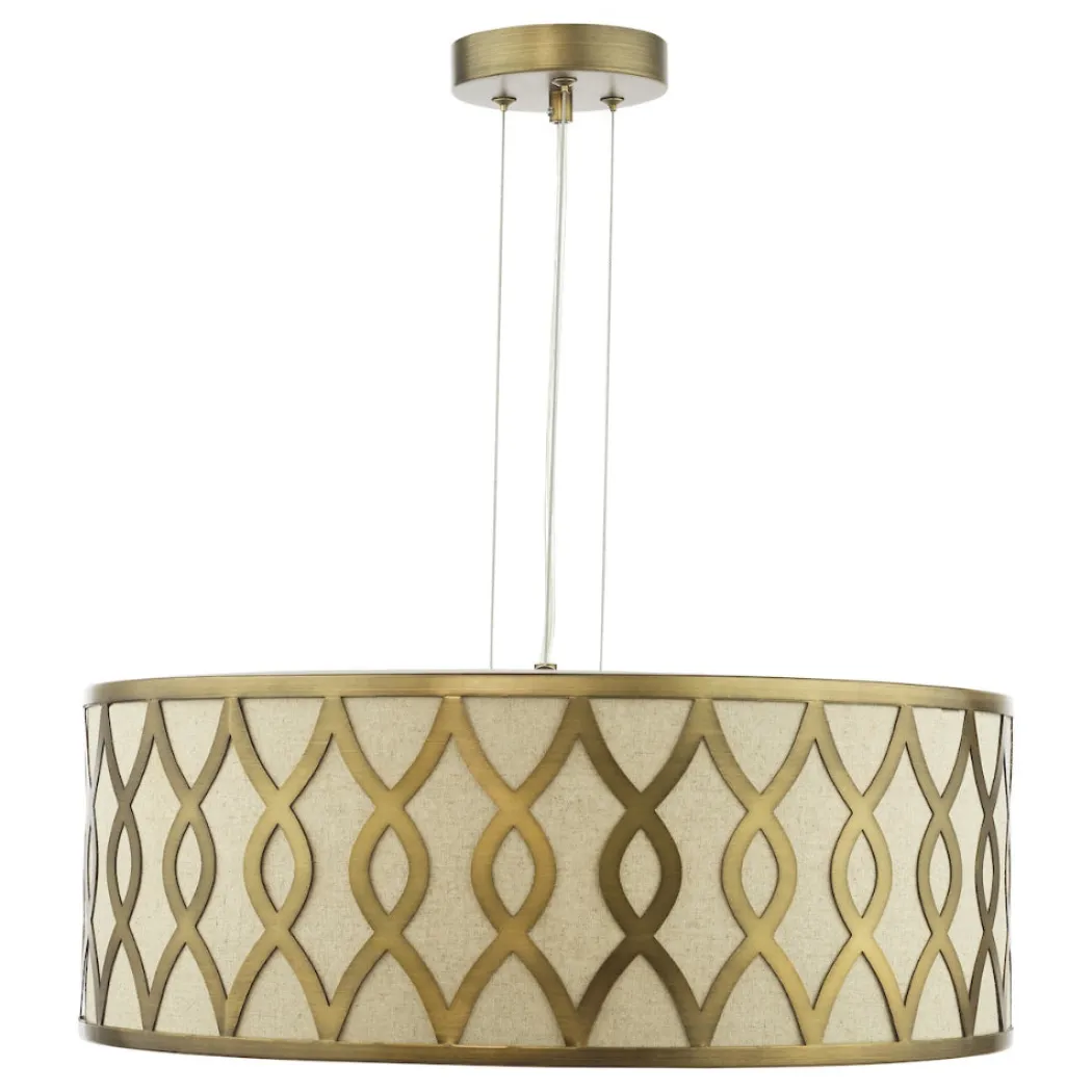 Locryn 4-Light Brushed Bronze Pendant