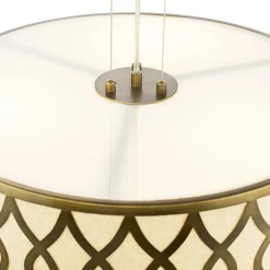Locryn 4-Light Brushed Bronze Pendant