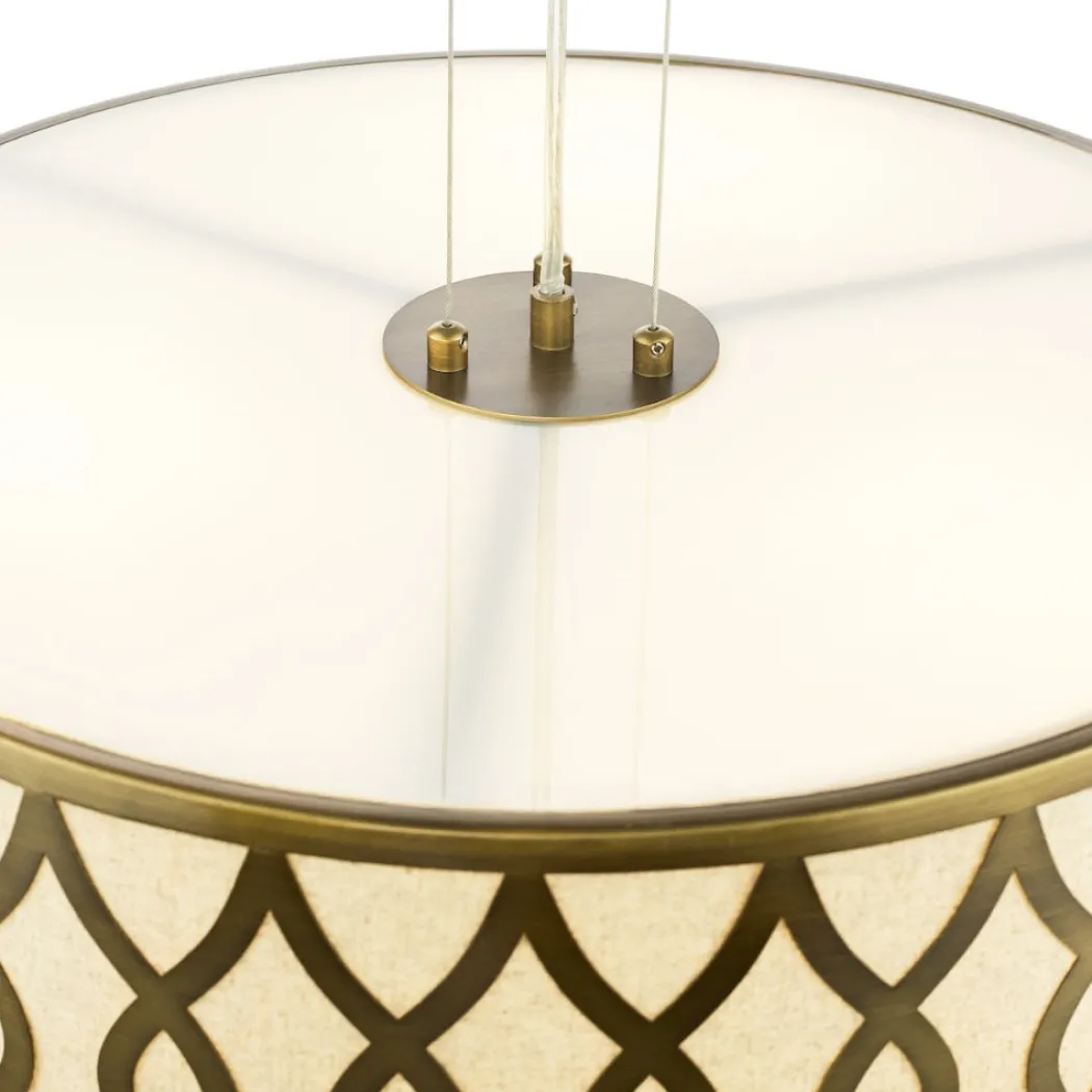 Locryn 4-Light Brushed Bronze Pendant