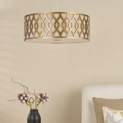 Locryn 4-Light Brushed Bronze Pendant