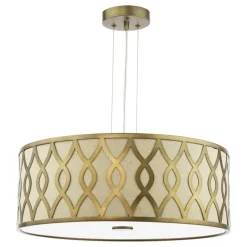 Locryn 4-Light Brushed Bronze Pendant