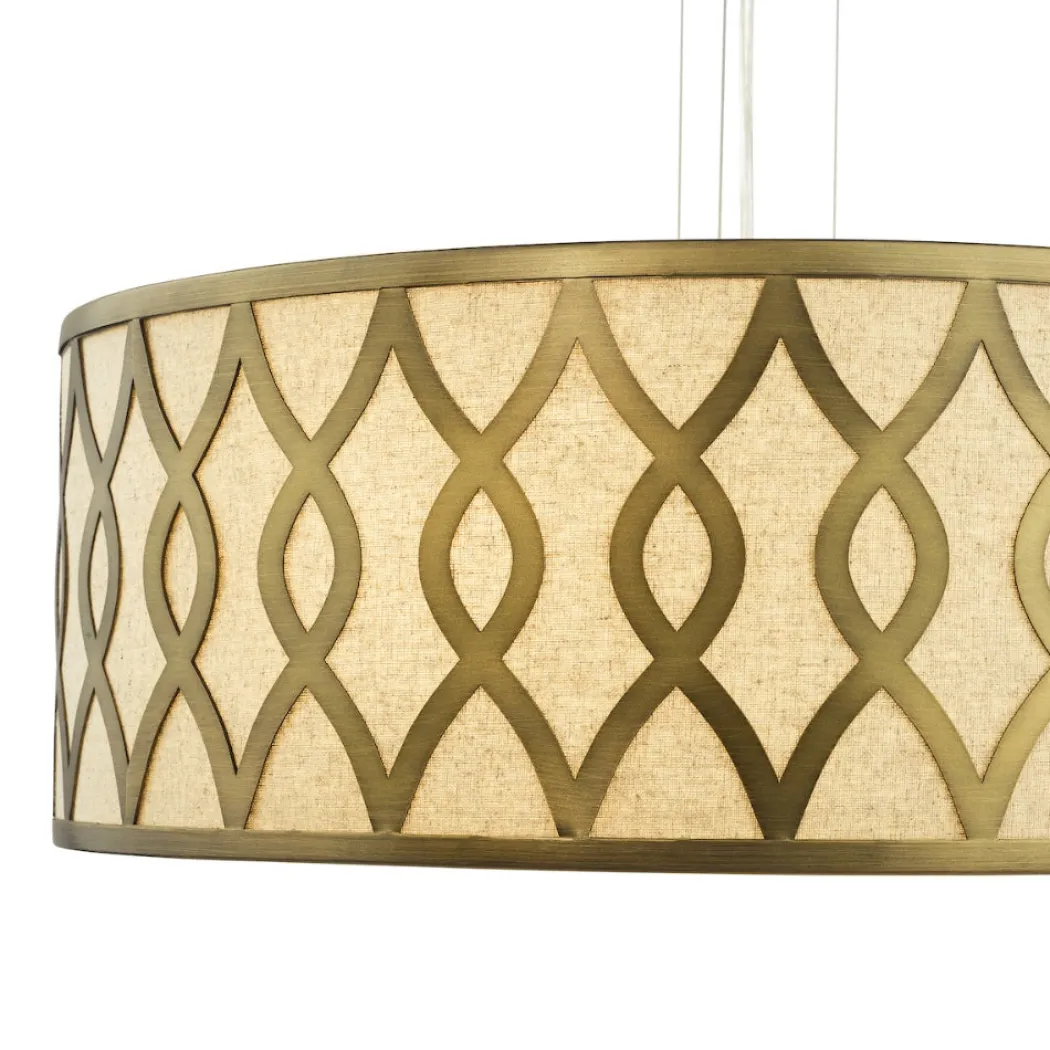 Locryn 4-Light Brushed Bronze Pendant