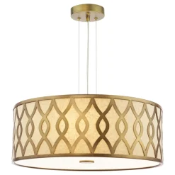 Locryn 4-Light Brushed Bronze Pendant