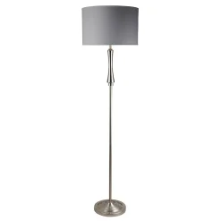 Lomond Floor Lamp Satin Nickel