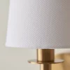 Long Line Vintage Brass Wall Light