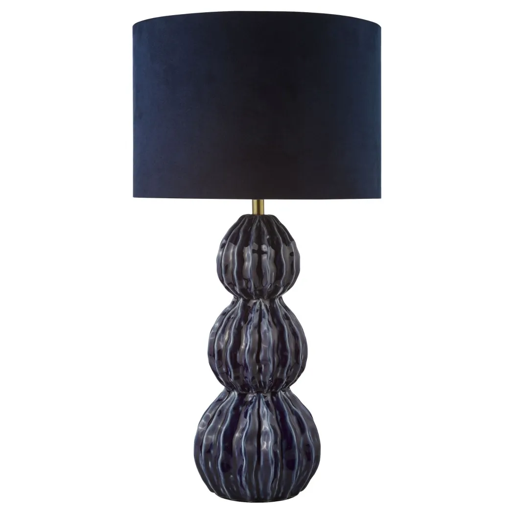 Lorelai Blue Ceramic Table Lamp