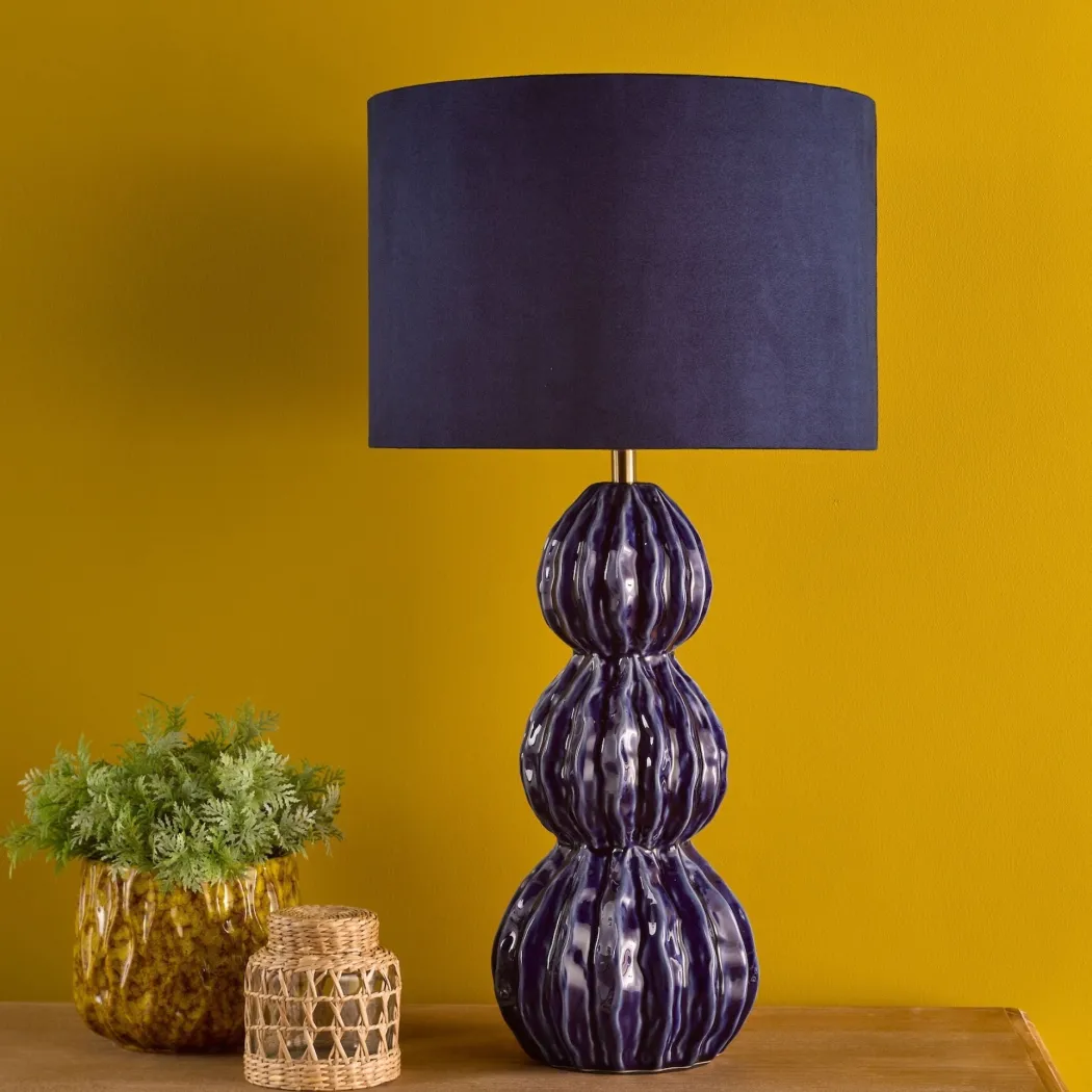 Lorelai Blue Ceramic Table Lamp
