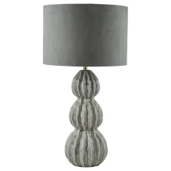 Lorelai Grey Ceramic Table Lamp
