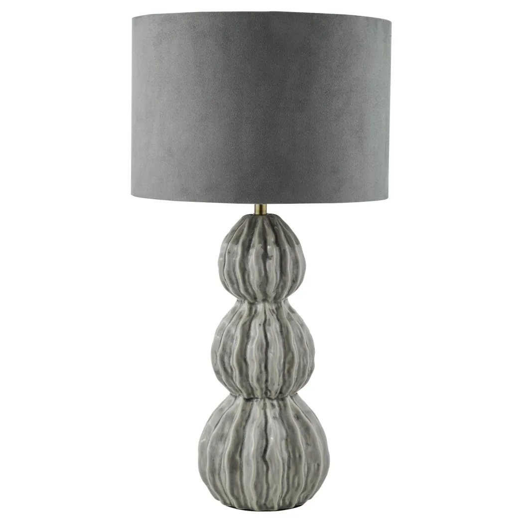 Lorelai Grey Ceramic Table Lamp