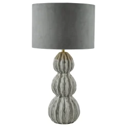 Lorelai Grey Ceramic Table Lamp