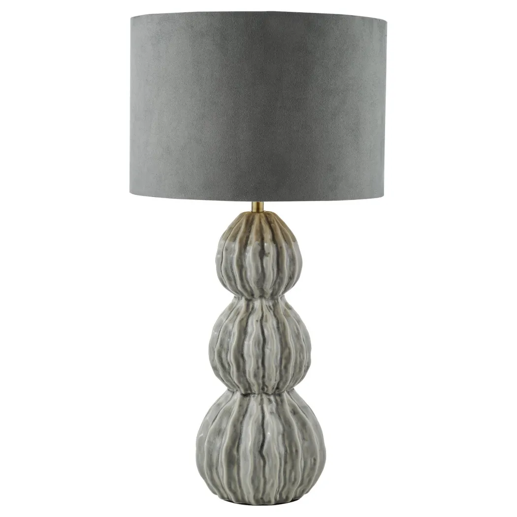 Lorelai Grey Ceramic Table Lamp