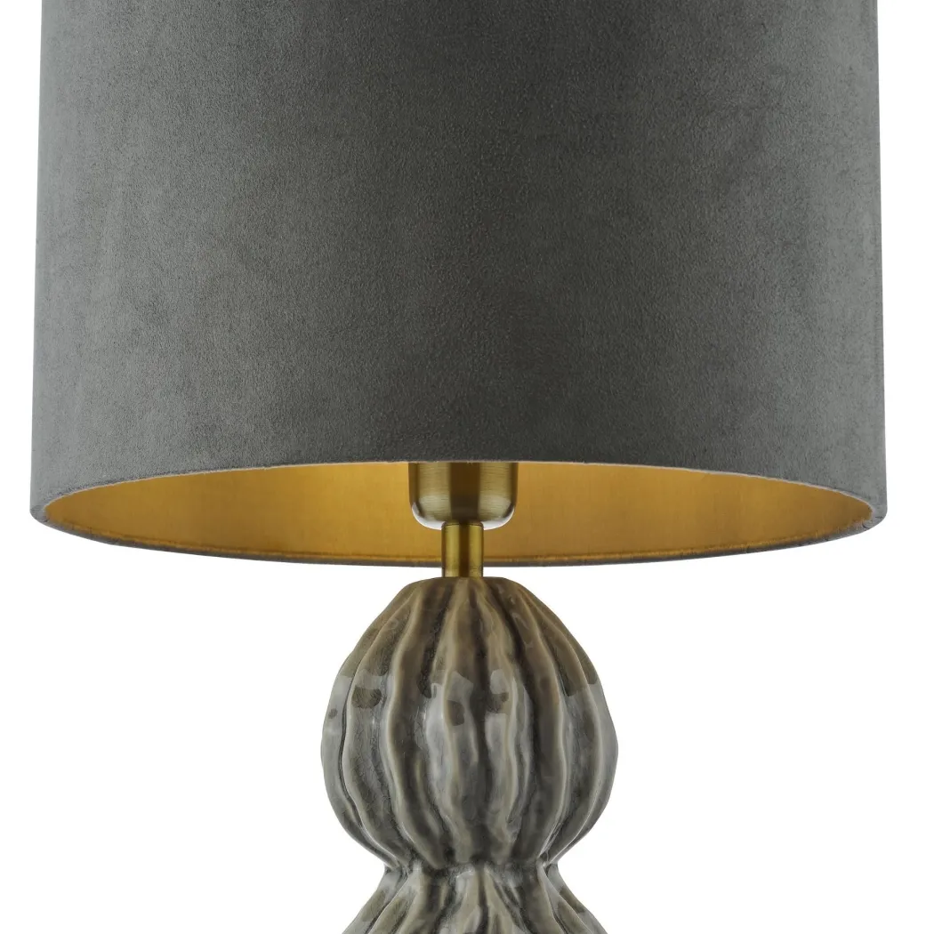Lorelai Grey Ceramic Table Lamp