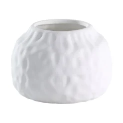 Lovran White Ceramic Vase Large