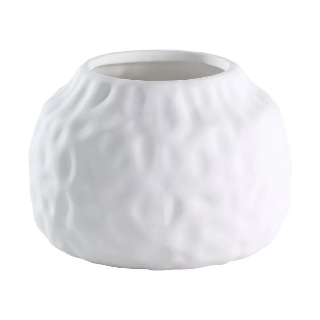 Lovran White Ceramic Vase Large