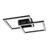 Lucia Black LED Flush Ceiling Light