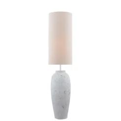 Lucinda White Concrete Floor Lamp