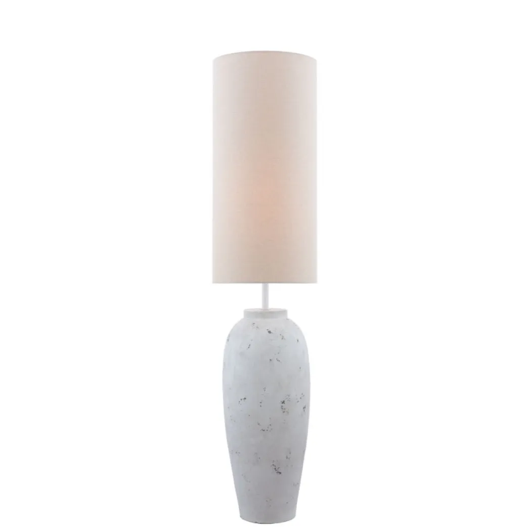 Lucinda White Concrete Floor Lamp