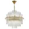 Lukas Antique Gold & Crystal Ceiling Pendant