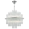 Lukas Polished Chrome & Crystal Ceiling Pendant