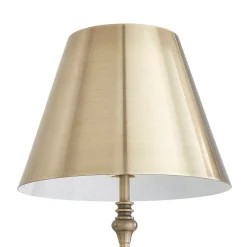 Lustre Antique Brass Rechargeable Table Lamp