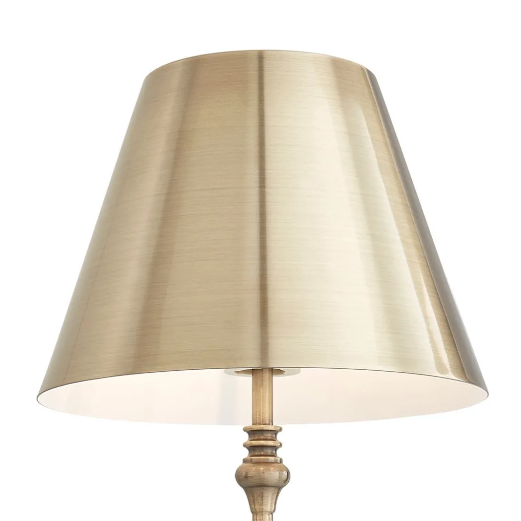 Lustre Antique Brass Rechargeable Table Lamp