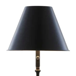 Lustre Black LED Rechargeable Floor Lamp
