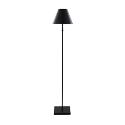Lustre Black LED Rechargeable Floor Lamp