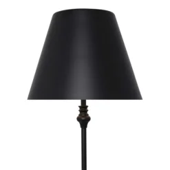 Lustre Black LED Rechargeable Table Lamp