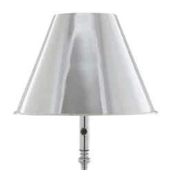 Lustre Polished Chrome LED Rechargeable Floor Lamp