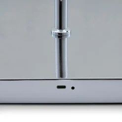Lustre Polished Chrome LED Rechargeable Floor Lamp