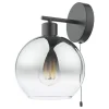 Lycia Black & Ombre Glass Wall Light