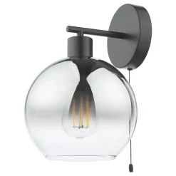 Lycia Black & Ombre Glass Wall Light