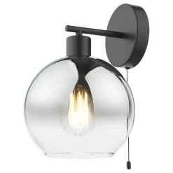 Lycia Black & Ombre Glass Wall Light