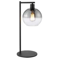 Lycia Black & Ombre Glass Table Lamp