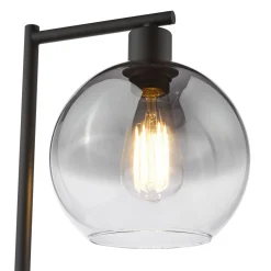 Lycia Black & Ombre Glass Table Lamp